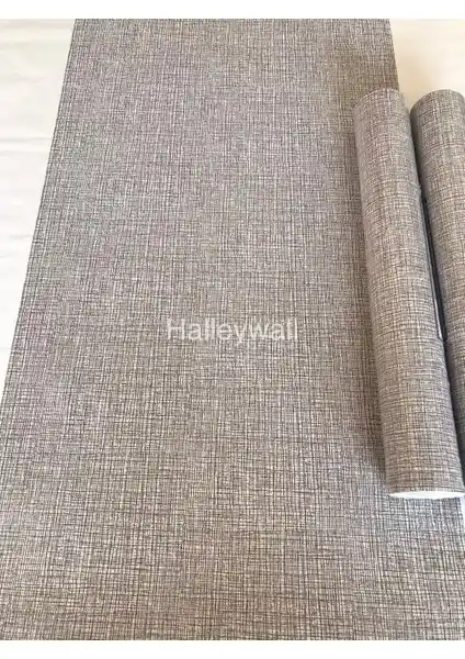 Halleywall 2961 Gri Örgü Desen Duvar Kağıdı: Modern ve Pratik İç Mekan Dekorasyonu Çözümü