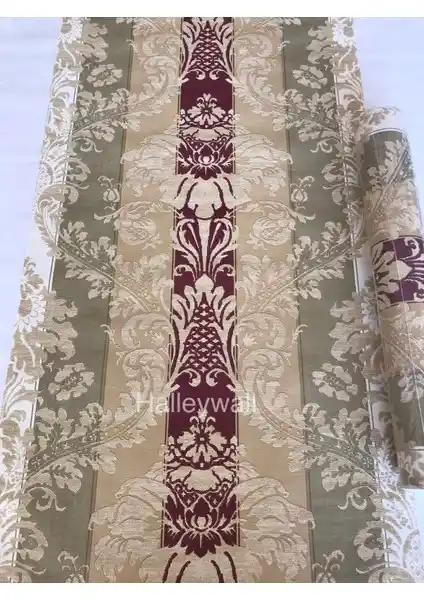 Halleywall 3918 Renkli Desenli 3D Duvar Kağıdı Modern Mekânlar İçin Şık ve Pratik Çözüm