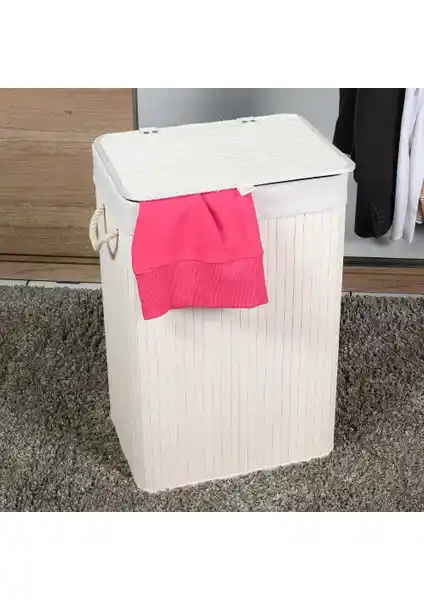 Handy Mate Adore Bambu Çamaşır Sepeti: Estetik ve Kullanışlı Modern Ev Düzeni Çözümü