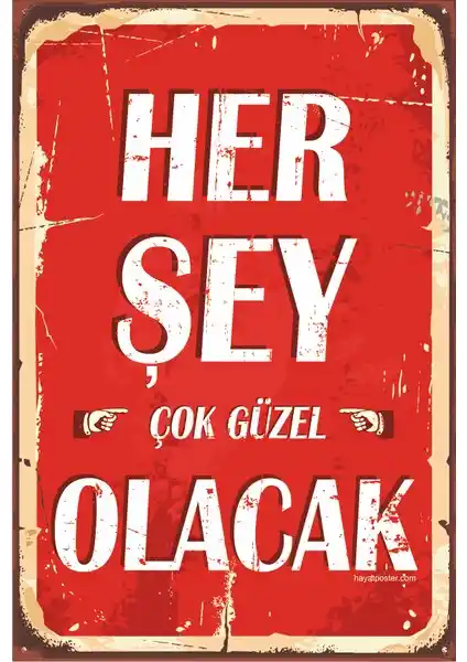 Hayat Poster ile Pozitif Enerji ve Retro Şıklık Bir Arada Ev Dekorasyonunda