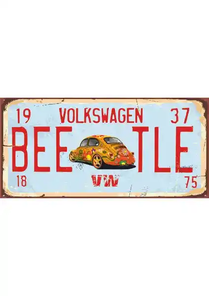 Hayat Poster Vosvos Tabela Mini Retro Ahşap Poster Dekorasyon için Şık ve Nostaljik Bir Seçenek