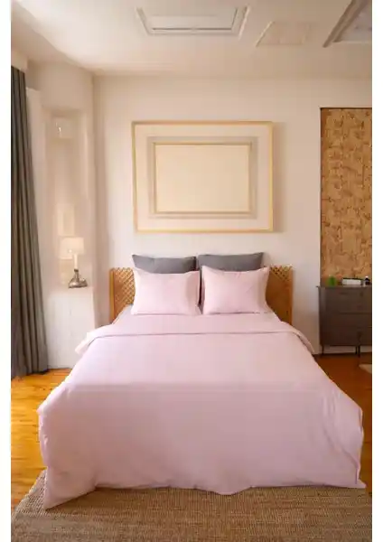 Hazal Moosh Çift Kişilik Lastikli Çarşaflı Nevresim Takımı İnceleme ve Özellikleri