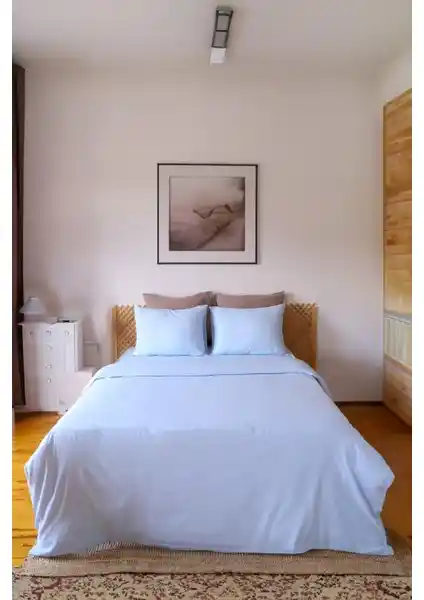 Hazal Moosh Çift Kişilik Lastikli Nevresim Takımı: Konfor ve Estetiğin Şık Buluşması