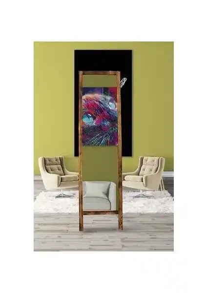 Hediyeler Kapında Ayaklı Boy Aynası: Modern ve Şık Ahşap Dekoratif Ayna