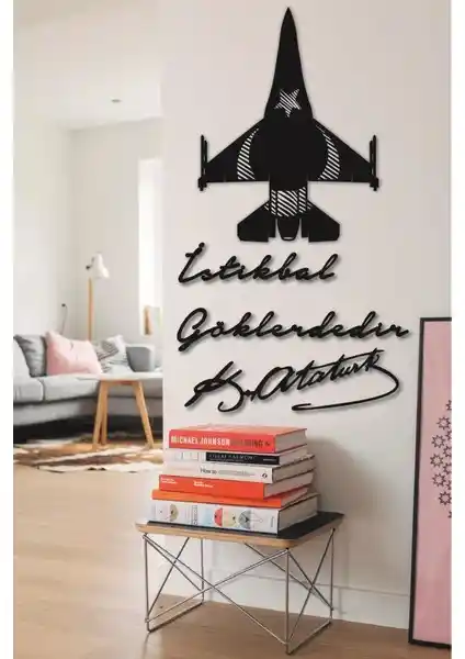 Hellove Solo Türk F16 Uçak Tablo ile Modern ve Şık Duvar Dekorasyonu Çözümü