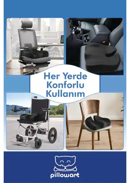 Hemoroid ve Kuyruk Sokumu Rahatlatıcı Oturma Minderi Sağlık ve Konfor Bir Arada