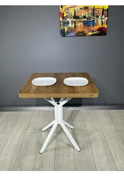 Hey Modüler Mobilya Tepe Ceviz Beyaz Mutfak ve Balkon Masası Özellikleri ve Kullanım Avantajları