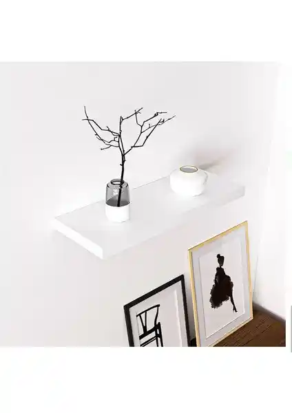 Hkn Raf Duvar Rafı Uçan Raf 30x20 cm Modern ve Şık Tasarım ile Kullanışlılık Sunar