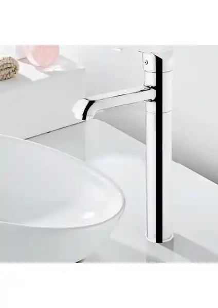 HMS Aç Kapa Çanak Tipi Uzun Yüksek Lavabo Bataryası - Modern ve Dayanıklı Tasarım