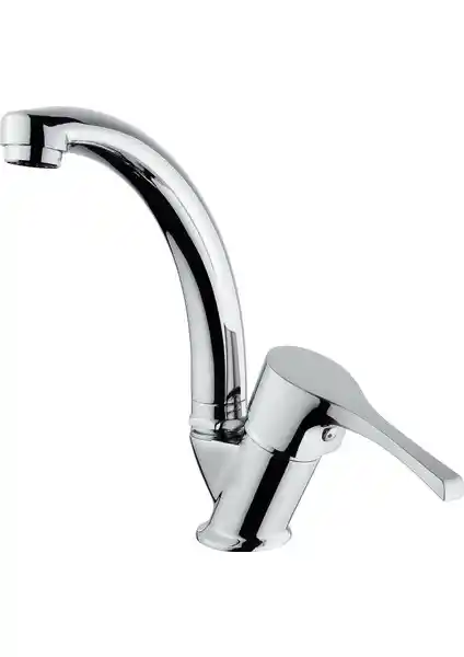 Hms Aç Kapa Kuğu Lavabo Bataryası Modern Tasarım ve Uzun Ömürlü Kullanım İçin Uygun