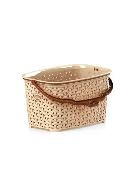 Hobby Life Plastik Rattan Mandal Sepeti: Estetik ve Fonksiyonellik Bir Arada