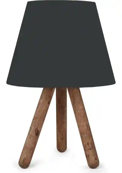 Homing Kumaş Üç Ayaklı Ahşap Abajur: Estetik ve Fonksiyonellik Sunan Modern Tasarım