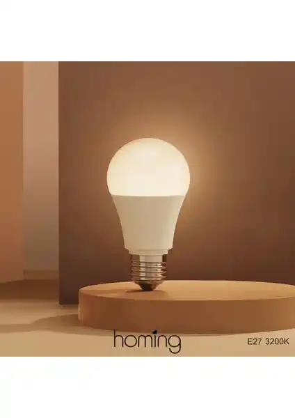Homing LED E27 9W Gün Işığı Ampulü: Enerji Verimli ve Uzun Ömürlü Aydınlatma