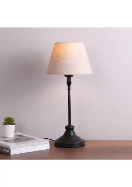 Homing Luis Siyah Metal Abajur: Modern ve Şık Dekoratif Aydınlatma Seçeneği