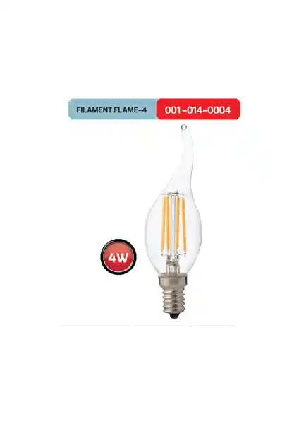 Horoz Flame 4W E14 Duy Filament Kıvrık Mum LED Ampül ile Modern ve Ekonomik Aydınlatma Çözümü