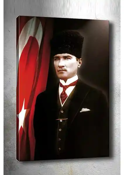 İdora Mustafa Kemal Atatürk Kanvas Tablo: Modern Dekorasyon ve Tarih Anlamı Bir Arada