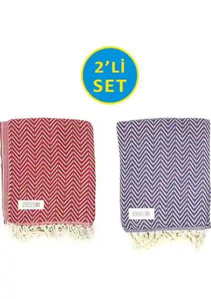 Inter Z 2'li Peştemal Plaj Havlusu Seti: Fonksiyonellik ve Estetiğin Birleşimi