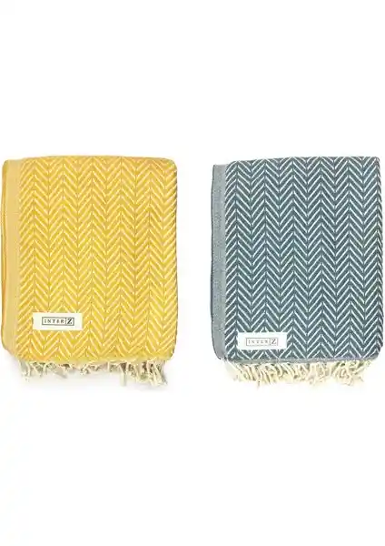 INTER Z 2'li Peştemal Seti Plaj ve Seyahat için Şık ve Fonksiyonel Havlu Seçeneği