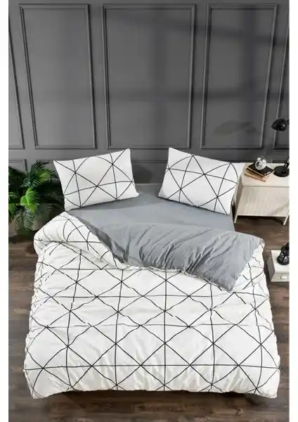 INTER Z Knidos Serisi Çift Kişilik Desenli Nevresim Takımı Konfor ve Şıklık Sunar