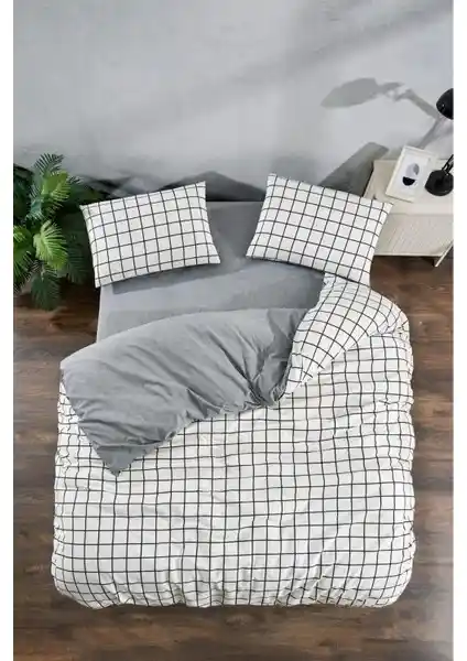 INTER Z Knidos Serisi Çift Kişilik Desenli Nevresim Takımı Yatak Odası Dekorasyonuna Şıklık Katıyor