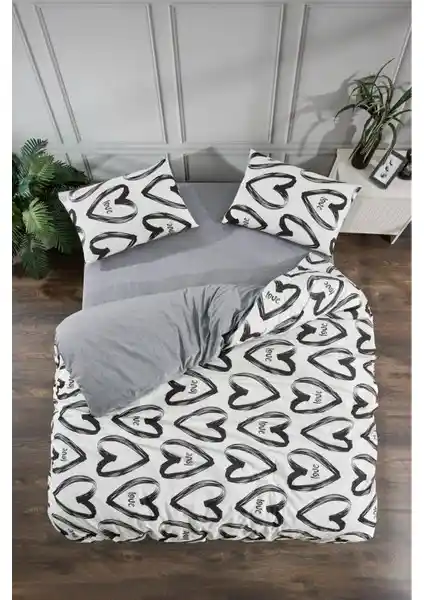 INTER Z Knidos Serisi Çift Kişilik Nevresim Takımı Yatak Konforu ve Estetiği Sunar