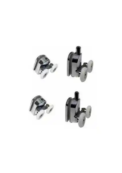 Işıltı Lüx Duşakabin Tekerleği: Dayanıklı ve Estetik Çift Rulmanlı Tasarım