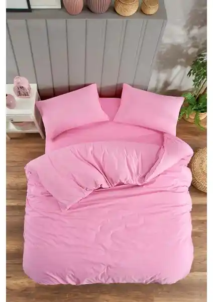 İsmail Gürel Tek Kişilik Pamuklu Nevresim Takımı Düz Renk 160x240 İdeal Konfor ve Şıklık Sunar