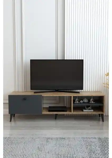 İzco Design Milano TV Ünitesi: Modern ve Şık Oturma Odası Dekorasyonu İçin Ideal Çözüm