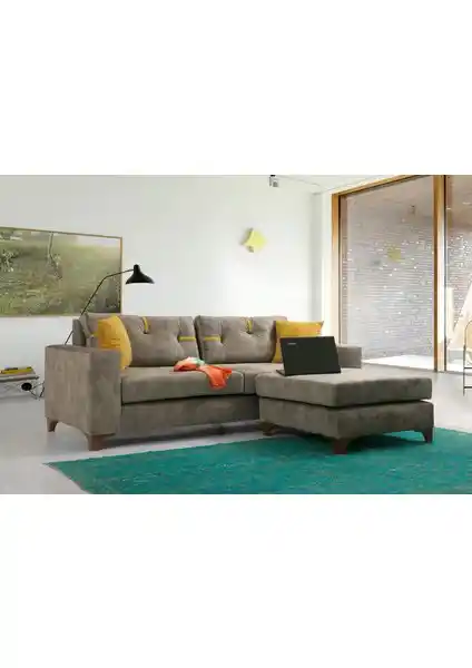 Jest Home Comfort Köşe Koltuk Takımı Vizon: Modern ve Konforlu Oturma Çözümü