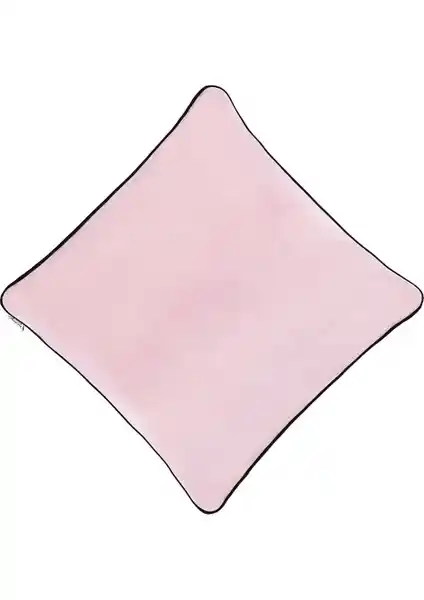 Ju Yaratıcı Tasarım Açık Pembe Kırlent Yastık Kılıfı 44x44 cm Şıklık ve Dayanıklılık Sunar