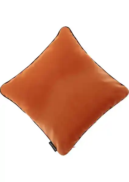 Ju Yaratıcı Tasarım Biyeli Turuncu Kırlent Yastık Kılıfı Estetik ve Dayanıklı Ev Dekorasyonu Ürünü
