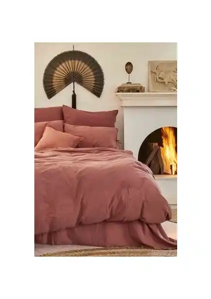 Karaca Home 4 Element Ateş Terracotta Çift Kişilik Nevresim Takımı Detayları ve Özellikleri