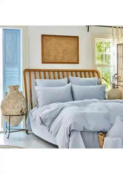 Karaca Home 4 Element Mavi %100 Pamuk Tek Kişilik Nevresim Takımı Yatak Odası Şıklığı