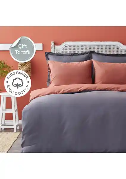 Karaca Home Antrasit Terecota Nevresim Takımı: Modern ve Dayanıklı Yatak Takımı Özellikleri