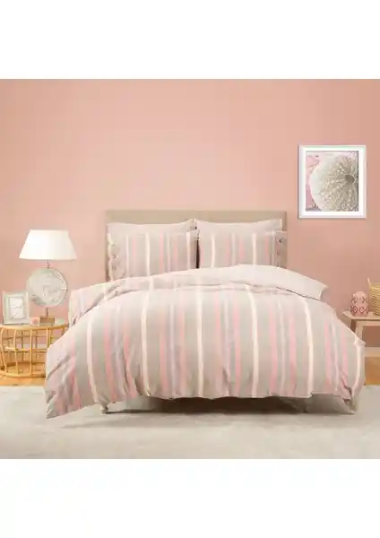 Karaca Home Arlo Terracotta Çift Kişilik Nevresim Takımı Estetik ve Dayanıklı Tasarım