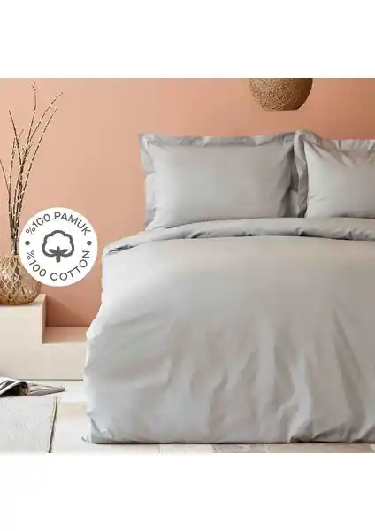 Karaca Home Back To Basic Gri %100 Pamuk Çift Kişilik Nevresim Takımı Özellikleri ve Kullanım Avantajları