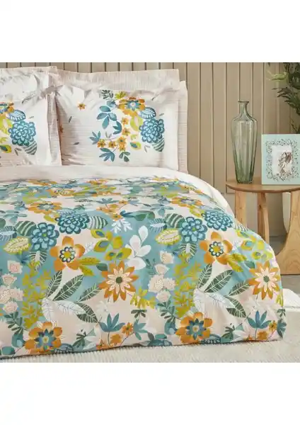 Karaca Home Botanical Tek Kişilik Yeşil Pamuklu Nevresim Takımı Detayları ve Özellikleri