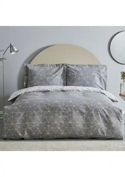 Karaca Home Colby Gri %100 Pamuk Çift Kişilik Nevresim Takımı Detayları ve Özellikleri