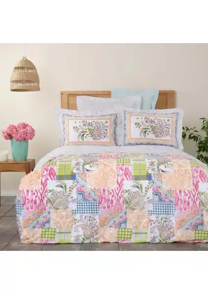 Karaca Home Dallias Fuşya Pamuk Tek Kişilik Nevresim Takımı Modern ve Şık Tasarımıyla Öne Çıkıyor