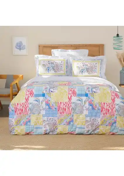 Karaca Home Dallias Sarı Pamuk Çift Kişilik Nevresim Takımı: Estetik ve Konfor Bir Arada