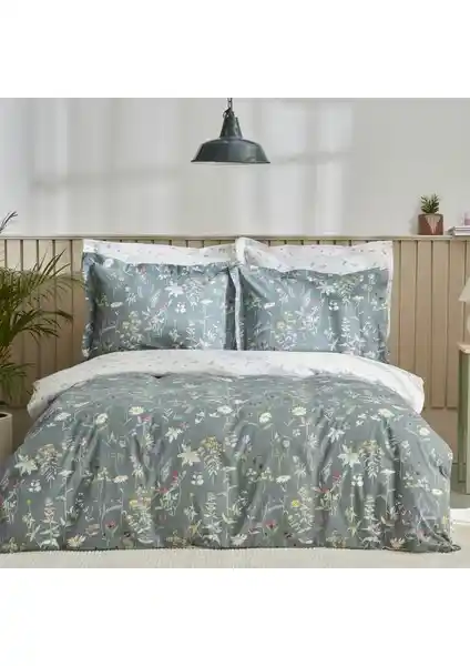 Karaca Home Evergreen Tek Kişilik Nevresim Takımı Yeşil Modern ve Canlı Tasarım