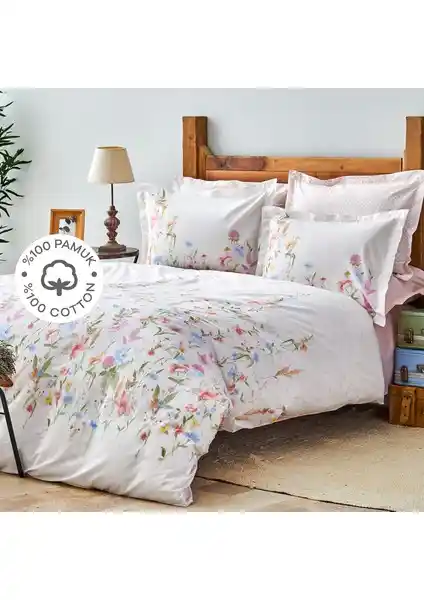 Karaca Home Seina Lila %100 Pamuk Çift Kişilik Nevresim Takımı ve Özellikleri
