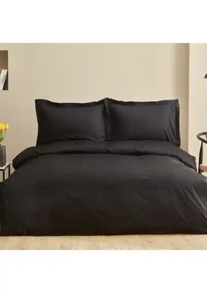 Karaca Home Uniq %100 Pamuk Saten Çift Kişilik Nevresim Takımı Modern ve Şık Tasarım