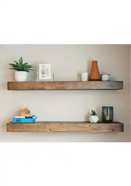 Karaköse Ahşap Masif Dekoratif Duvar Rafları ile Modern ve Şık Mekanlar Yaratın