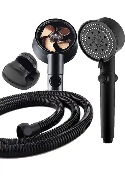 Kaşbaşı Home Turbo Pervaneli 5 Fonksiyonlu Duş Başlığı ile Banyo Konforunuzu Artırın