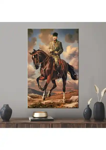 Kayra Export'un Atatürk Portreli Kanvas Tablosu: Kaliteli ve Sanatsal Dekorasyon Seçeneği