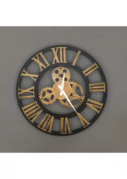 Kayra Tasarım Atölyesi Ahşap Duvar Saati Dekoratif ve İşlevsel Tasarım Özellikleri