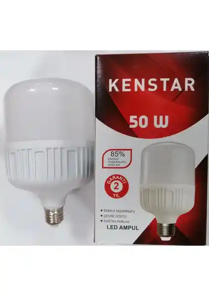 Kenstar LED Ampul 50 W: Enerji Verimli, Estetik ve Çok Yönlü Aydınlatma Çözümü