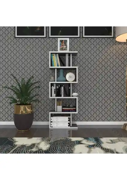 Kenz Life Diba1 Kitaplık ve Raf Modeli: Modern ve Çok Yönlü Kullanım İmkanı Sunar