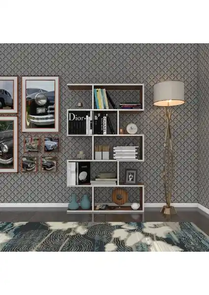 Kenz Life Firuze Kitaplık: Modern ve Şık Depolama Çözümü for Ev ve Ofis Kullanımı